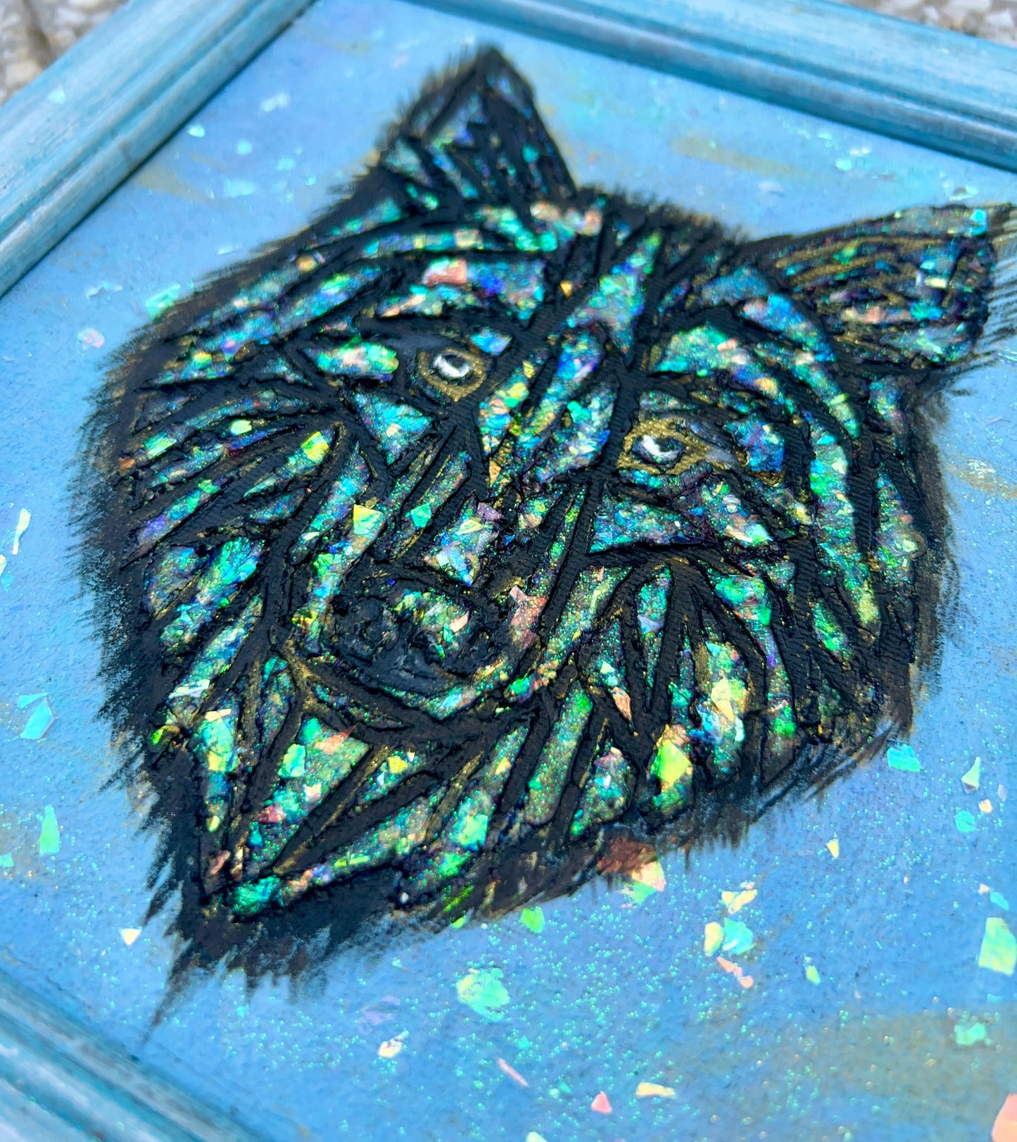 'Prismatic Howl' Painting