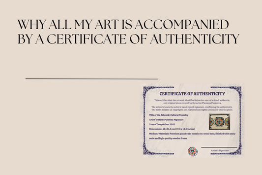 Why All My Art is Accompanied by a Certificate of Authenticity